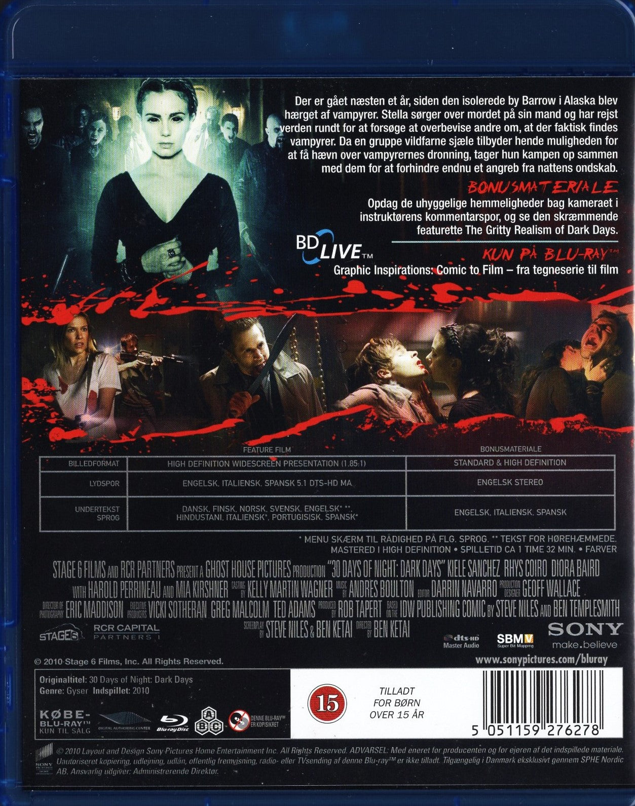 30 Days of Night 2: Dark Days – 30 päivää kaamosta 2 (USA 2010) BD KÄYTETTY