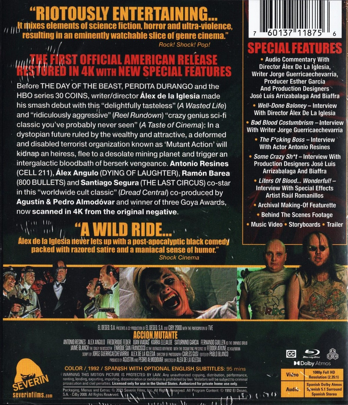 Accion Mutante (Espanja/Ranska 1993) BD