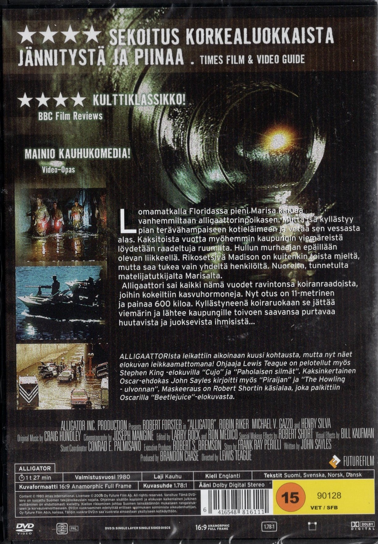 Alligator - Alligaattori (USA 1980) DVD KÄYTETTY