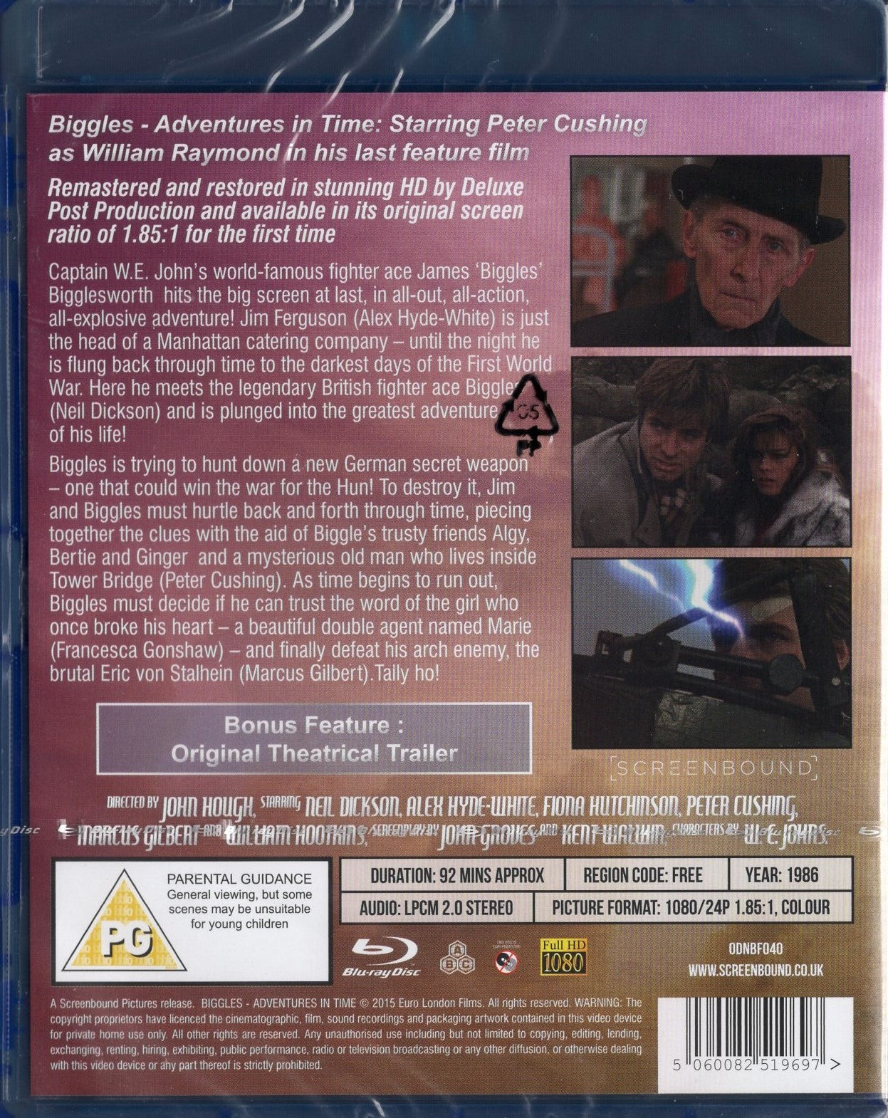 Biggles – Adventures In Time (1986) BD