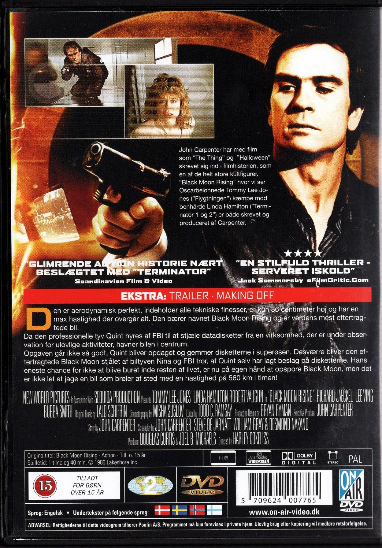 Black Moon Rising (USA 1986) DVD KÄYTETTY