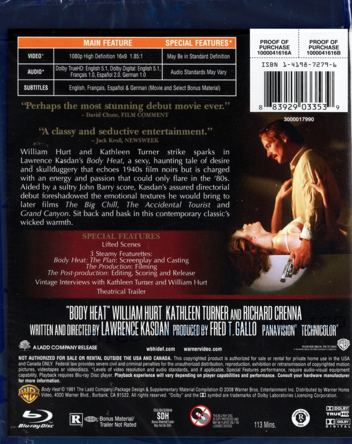 Body Heat (USA 1981) BD