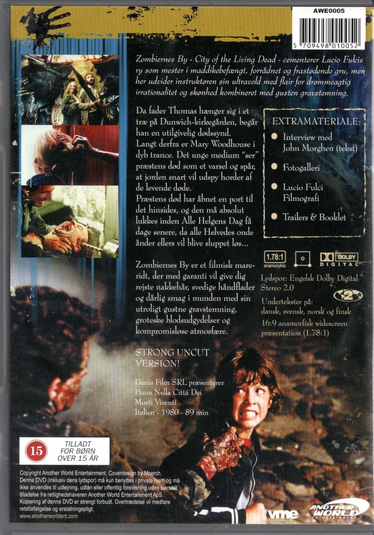 City of the Living Dead (Italia 1980) DVD KÄYTETTY