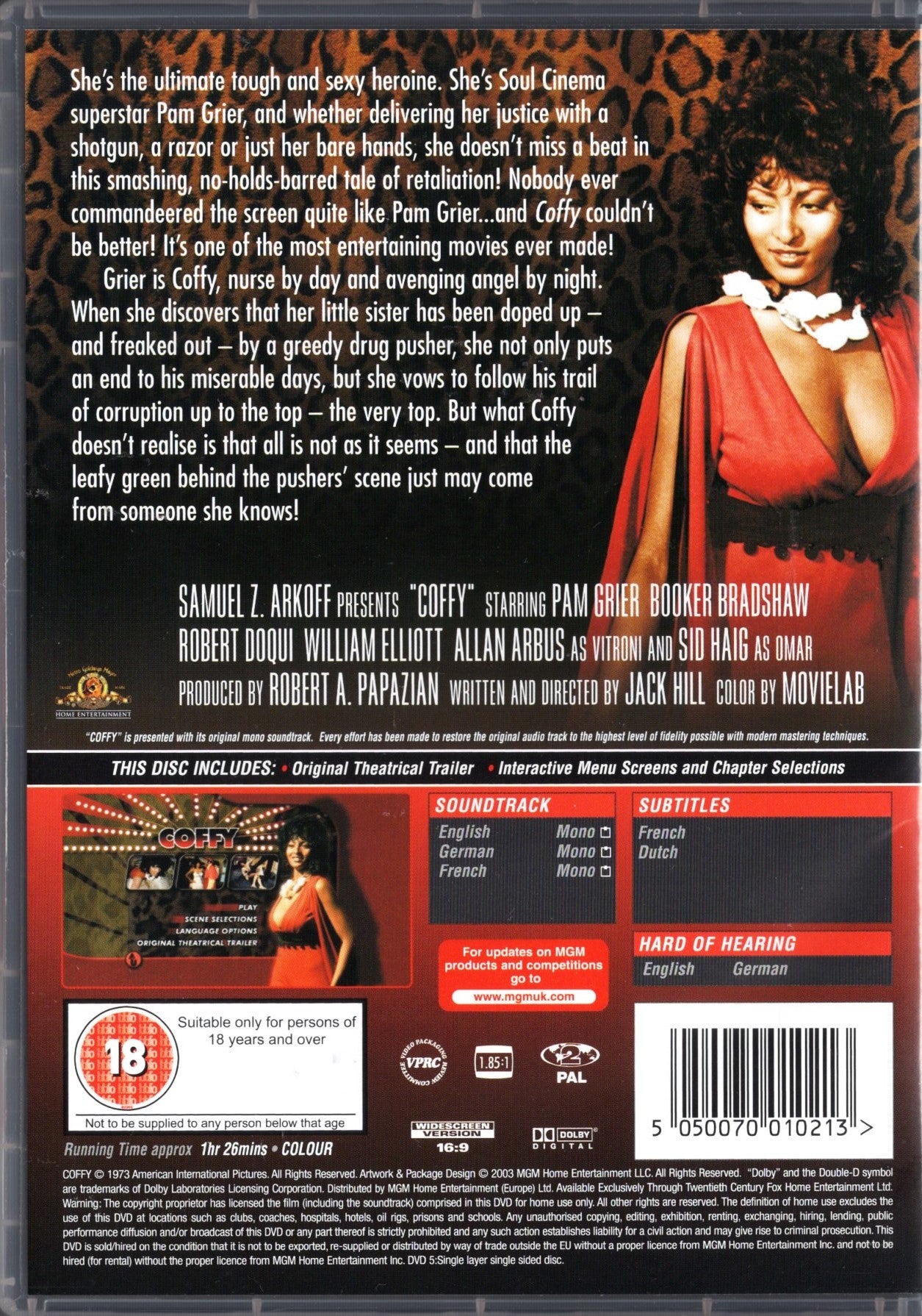 Coffy (USA 1973) DVD KÄYTETTY