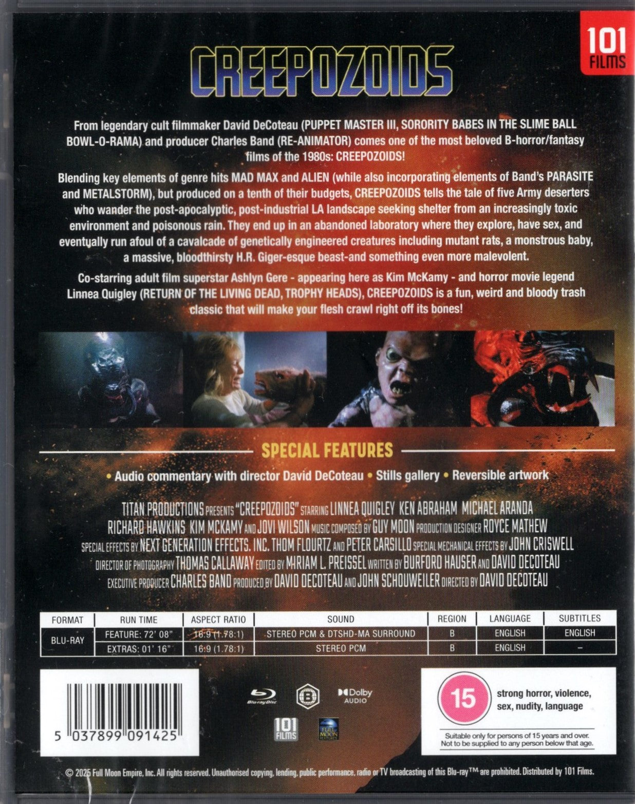 Creepozoids (USA 1987) BD
