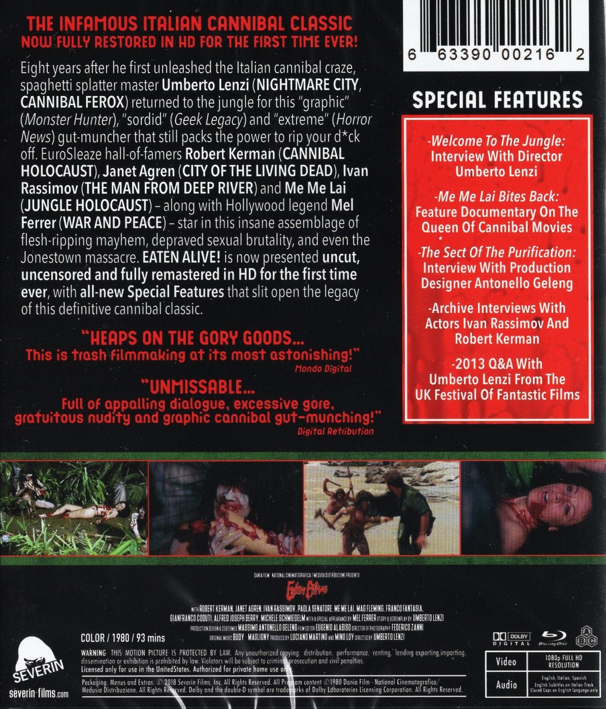 Eaten Alive (Italia 1980) BD