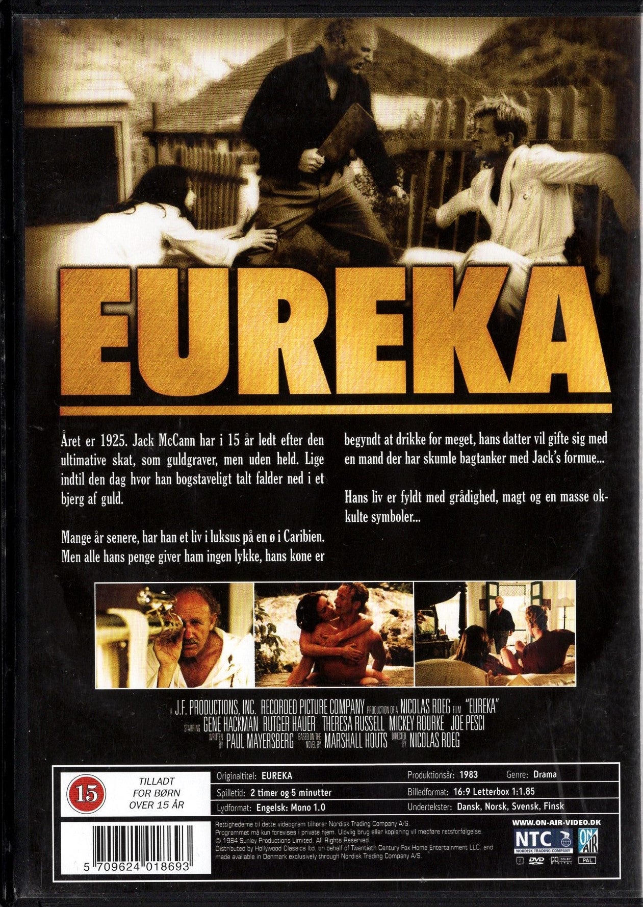 Eureka (USA 1983) DVD KÄYTETTY