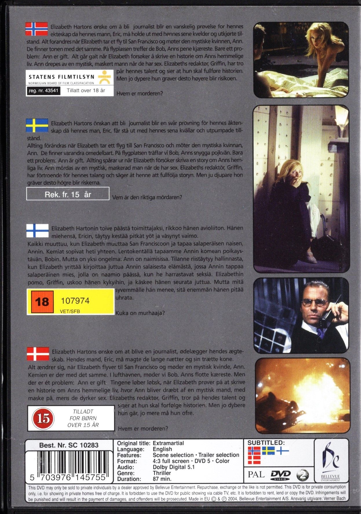 Extramarital (USA 1998) DVD KÄYTETTY
