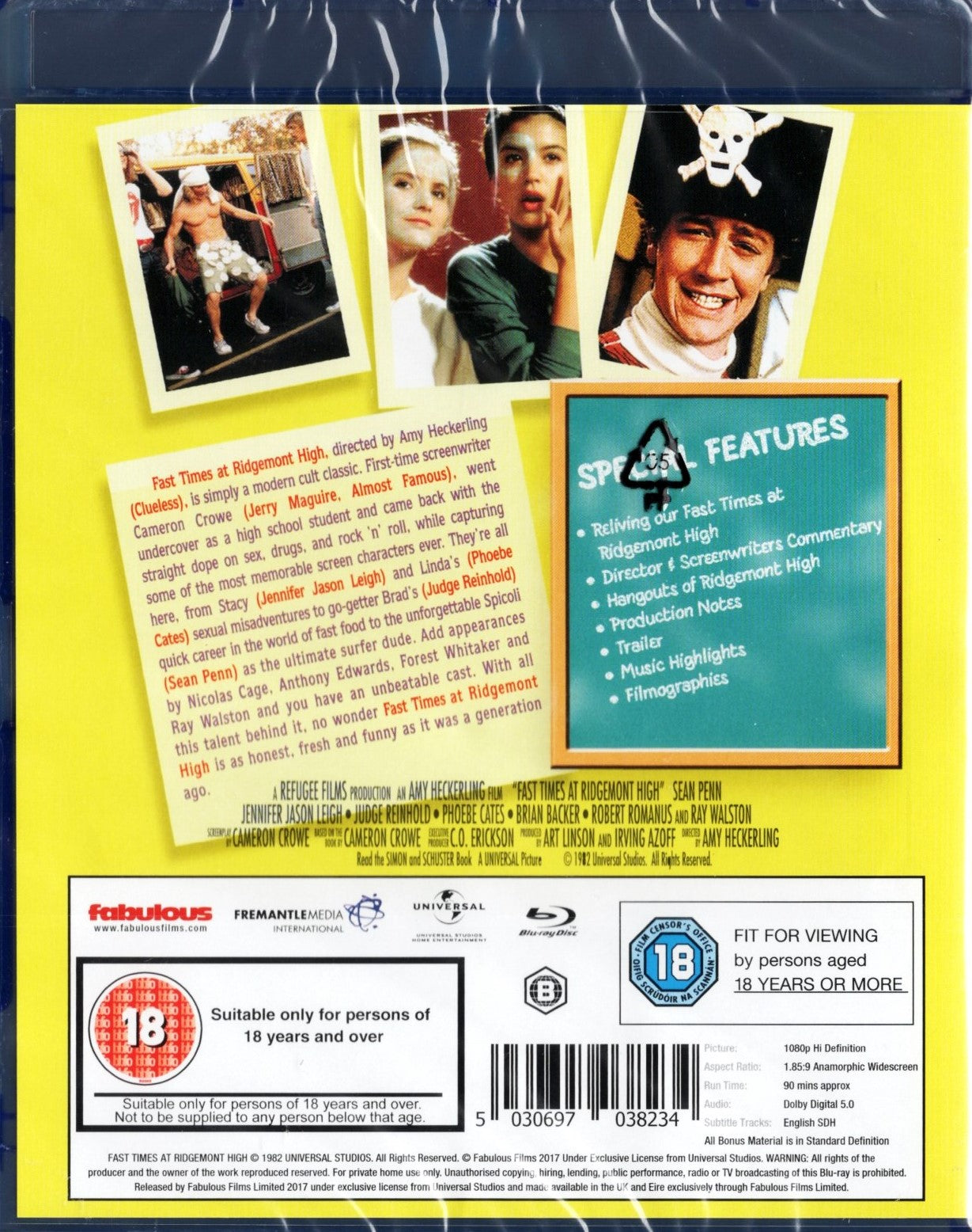 Fast Times at Ridgemont High (USA 1982) BD