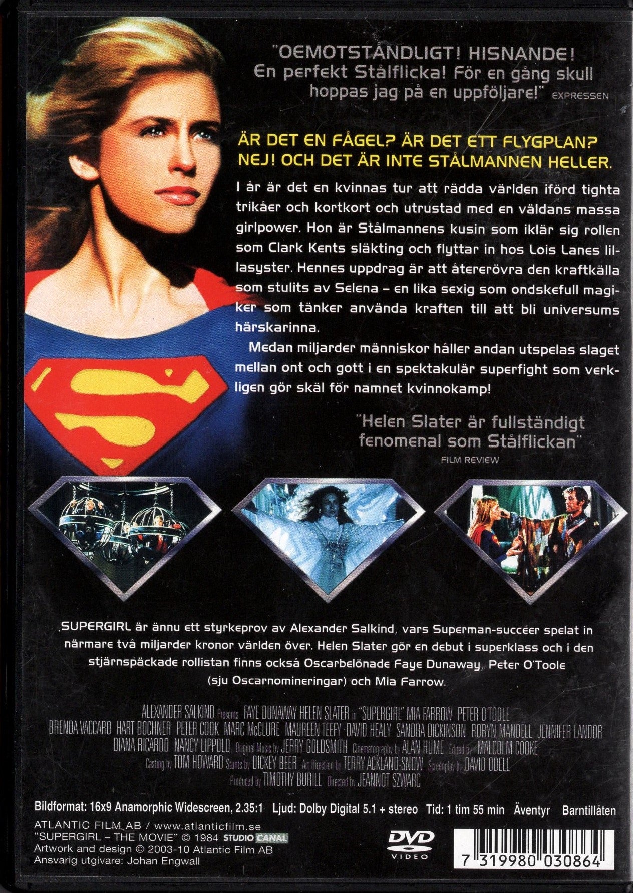 Supergirl (1984) DVD KÄYTETTY