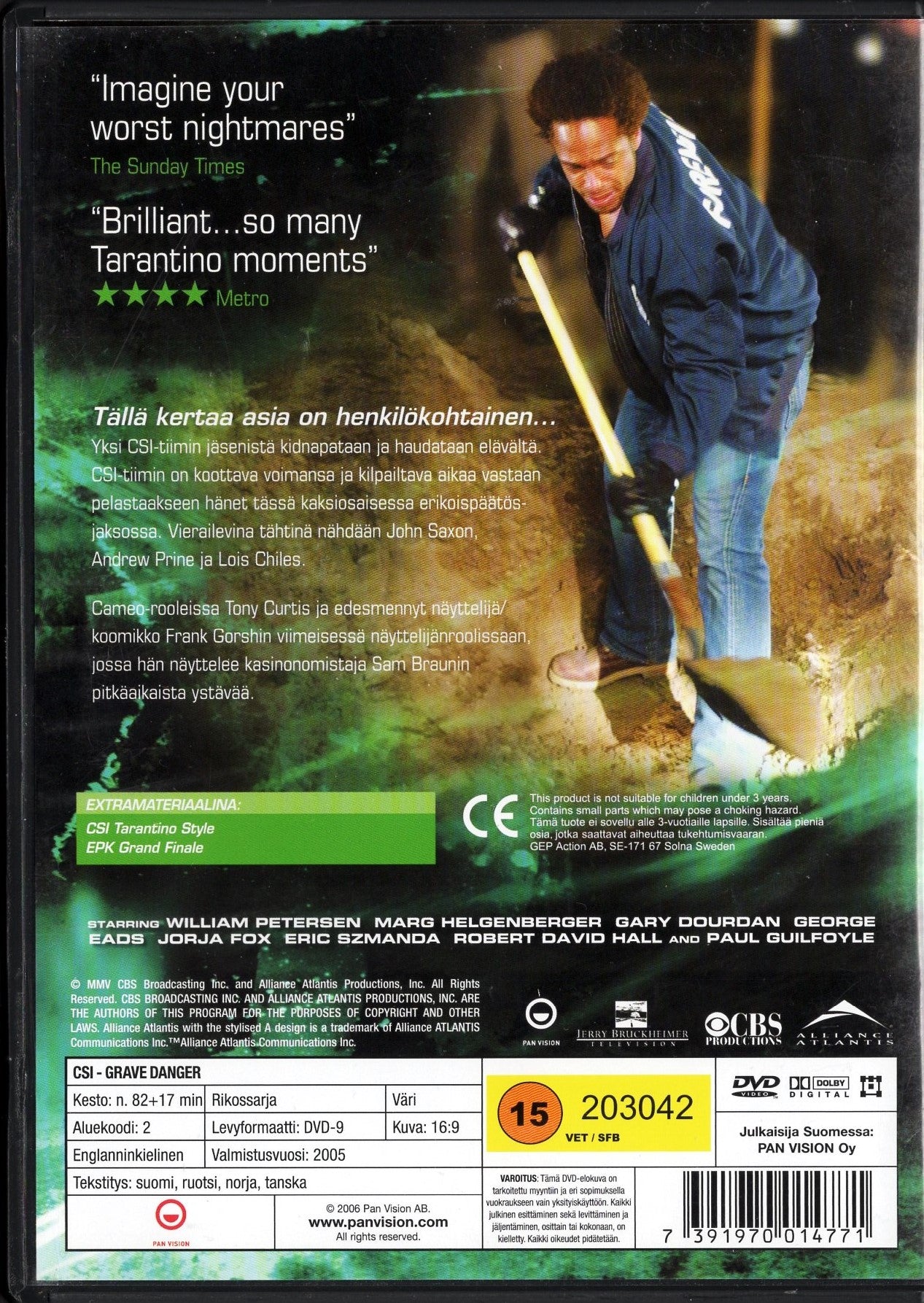 CSI: Grave Danger (2005) DVD KÄYTETTY