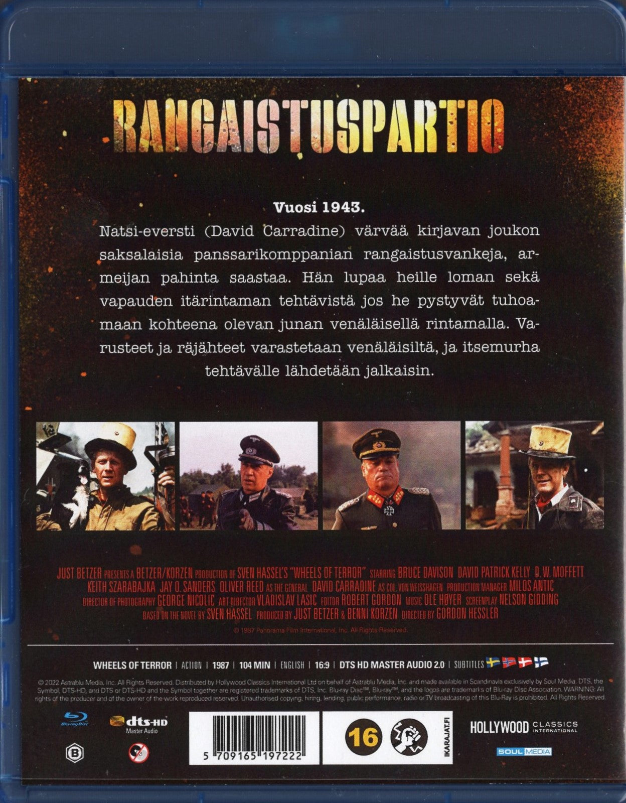 Wheels of Terror - Rangaistuspartio (1987) BD KÄYTETTY