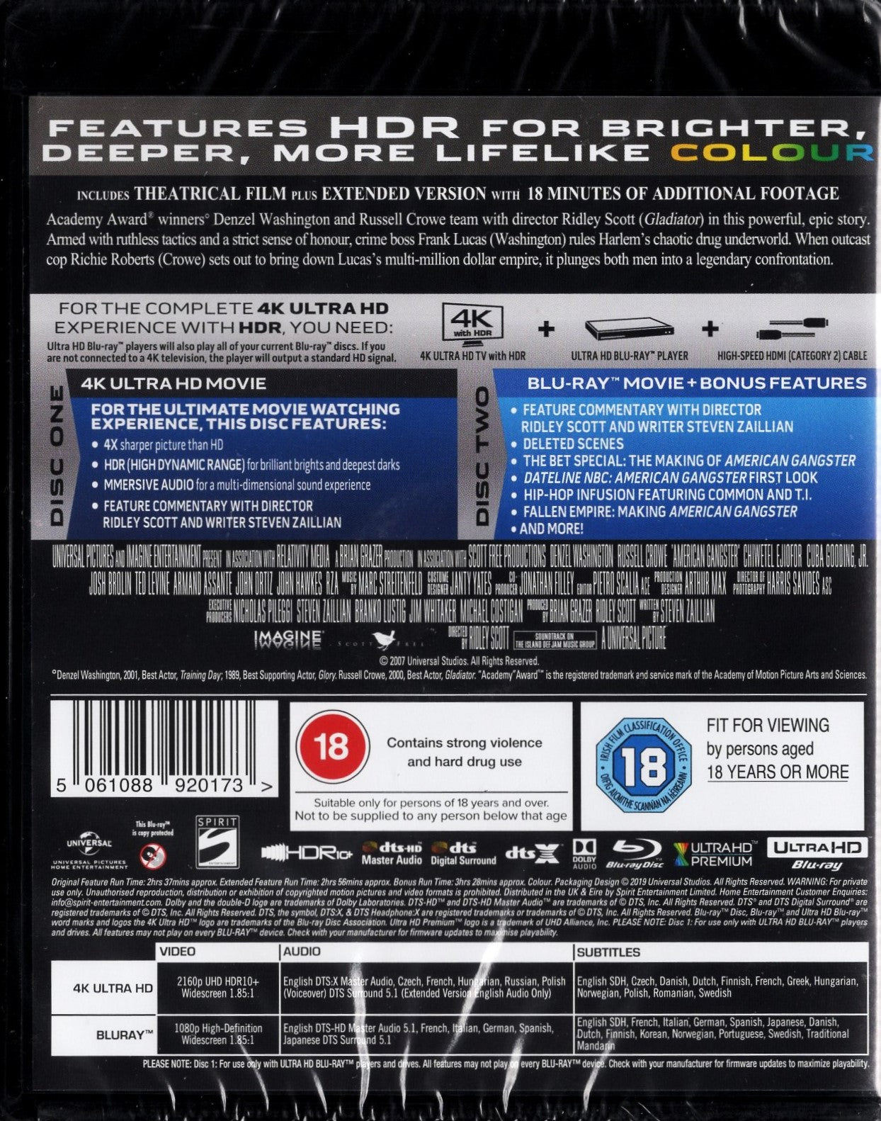 American Gangster (2007) 4K UHD