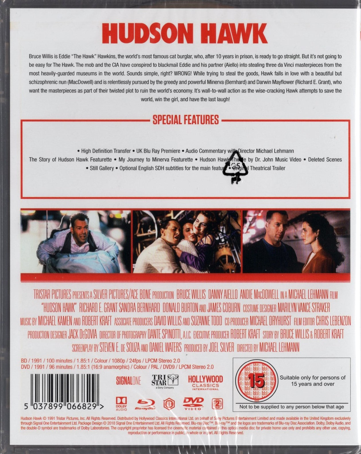Hudson Hawk (1991) BD