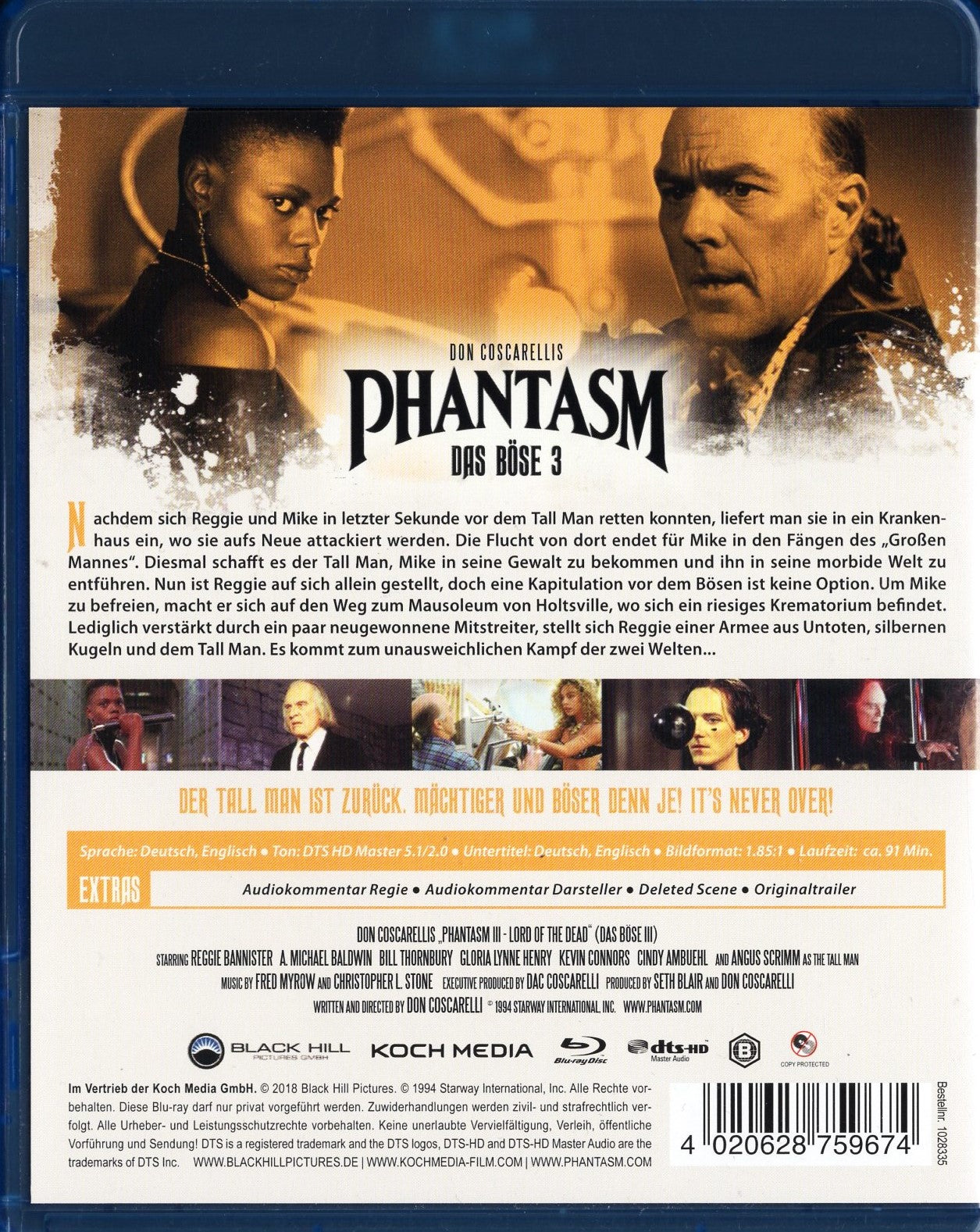 Phantasm III: Lord of the Dead (1994) BD KÄYTETTY