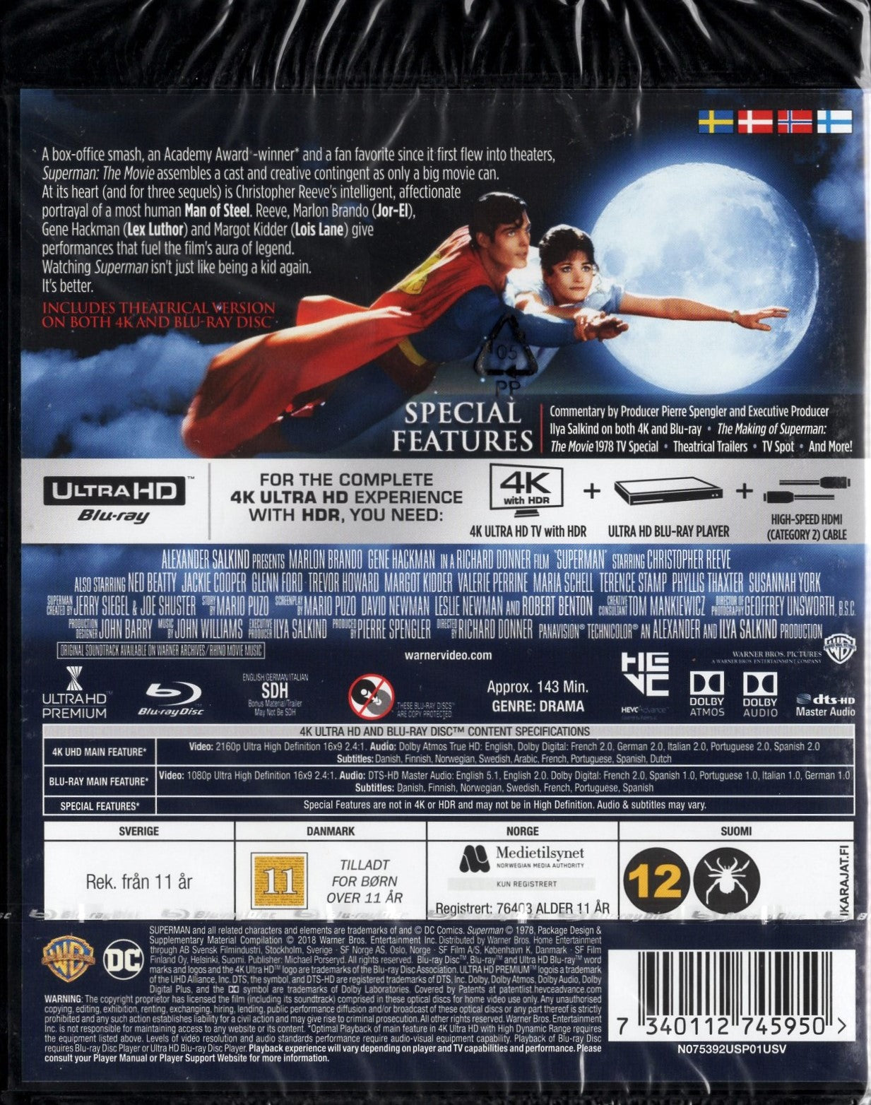 Superman: The Movie (1978) 4K UHD