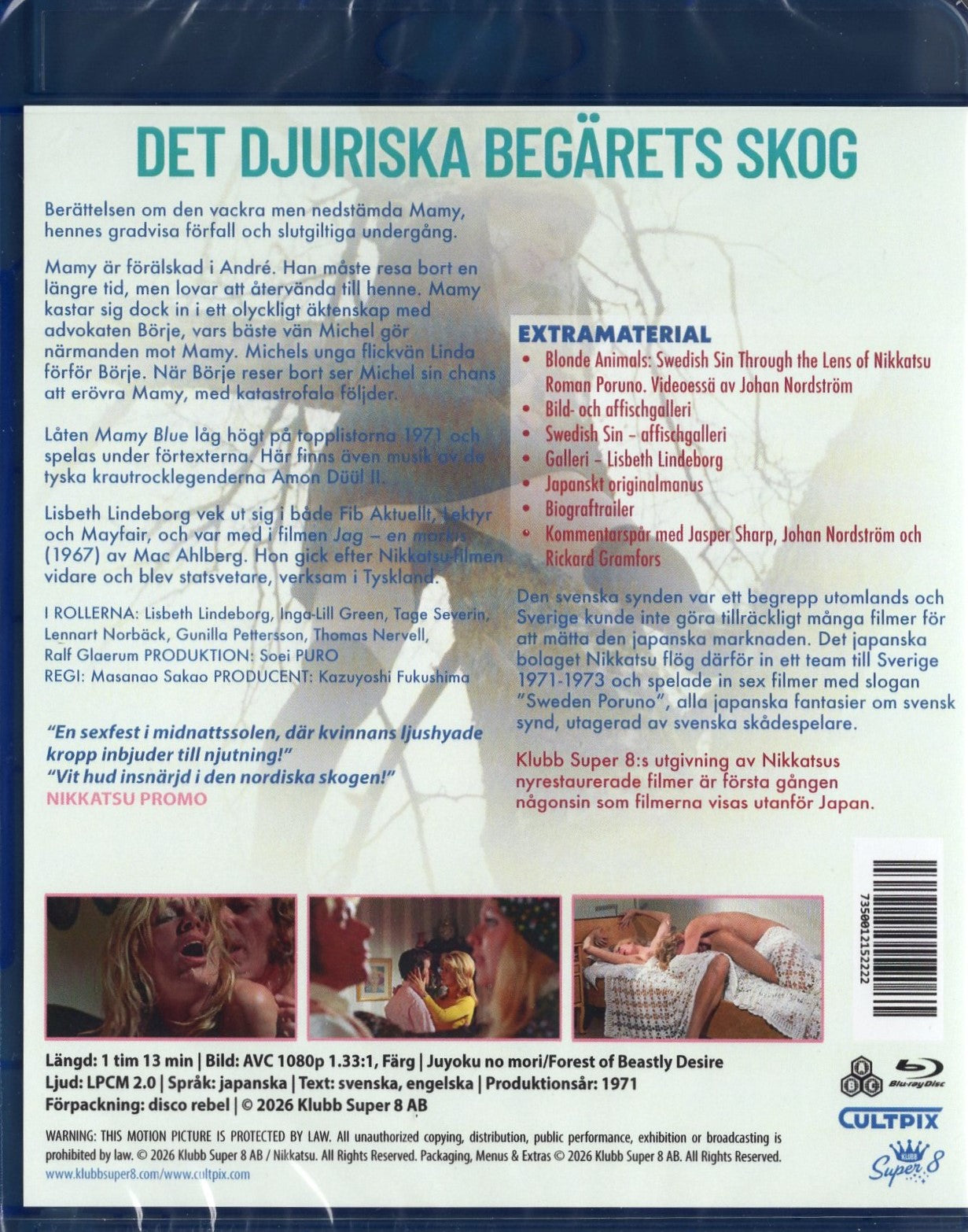 Det djuriska begärets skog - Forest of Beastly Desire (1971) BD