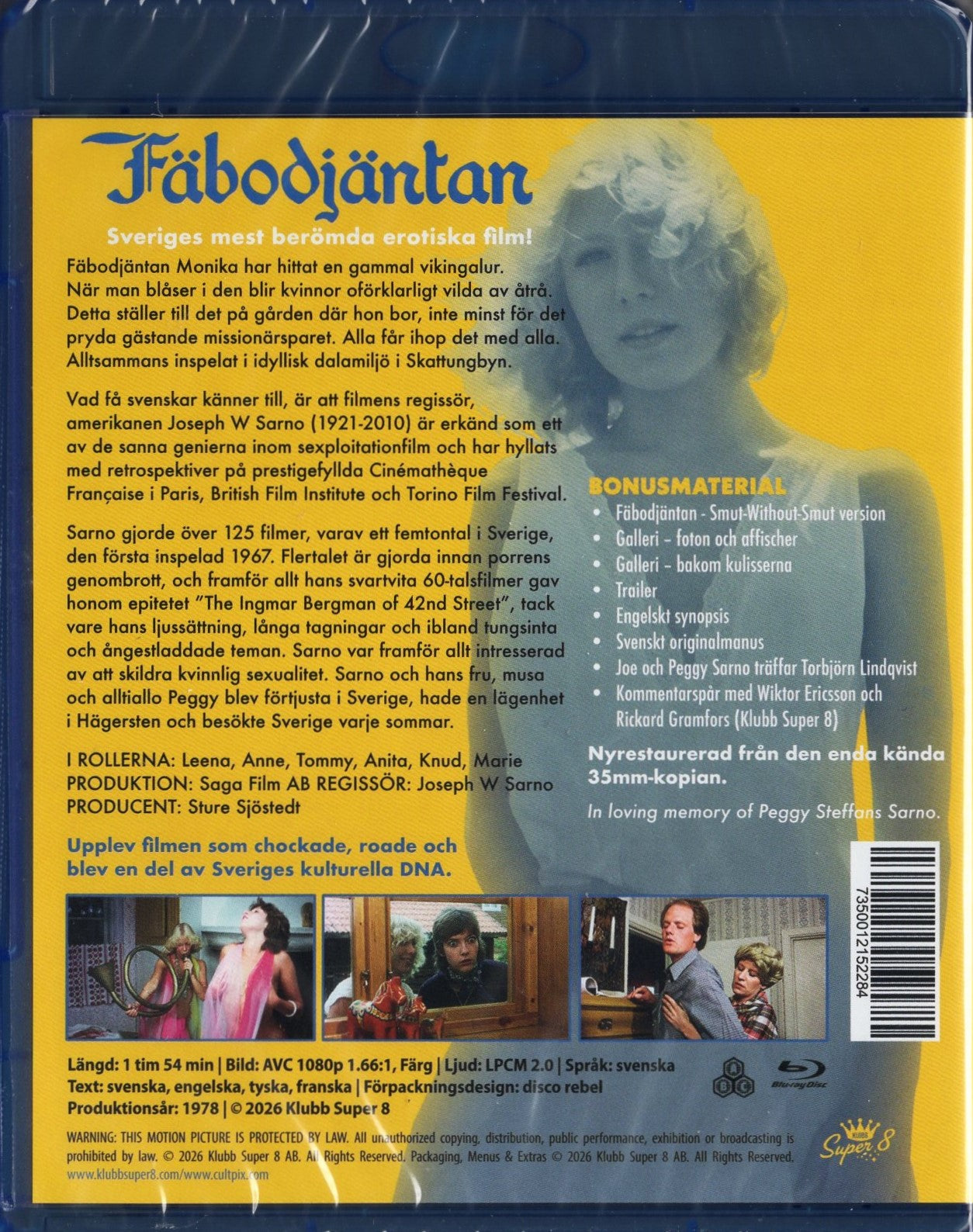 Fäbodjäntan - Come Blow the Horn! (Ruotsi 1978) BD