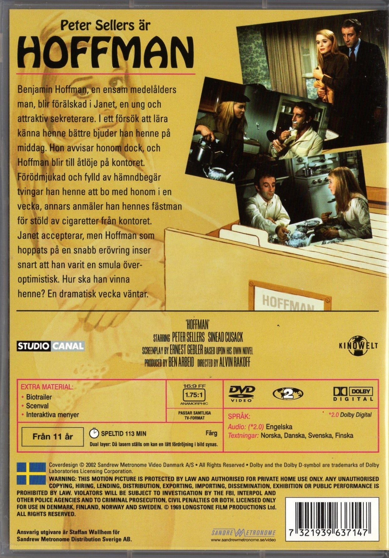 Hoffman (1969) DVD KÄYTETTY