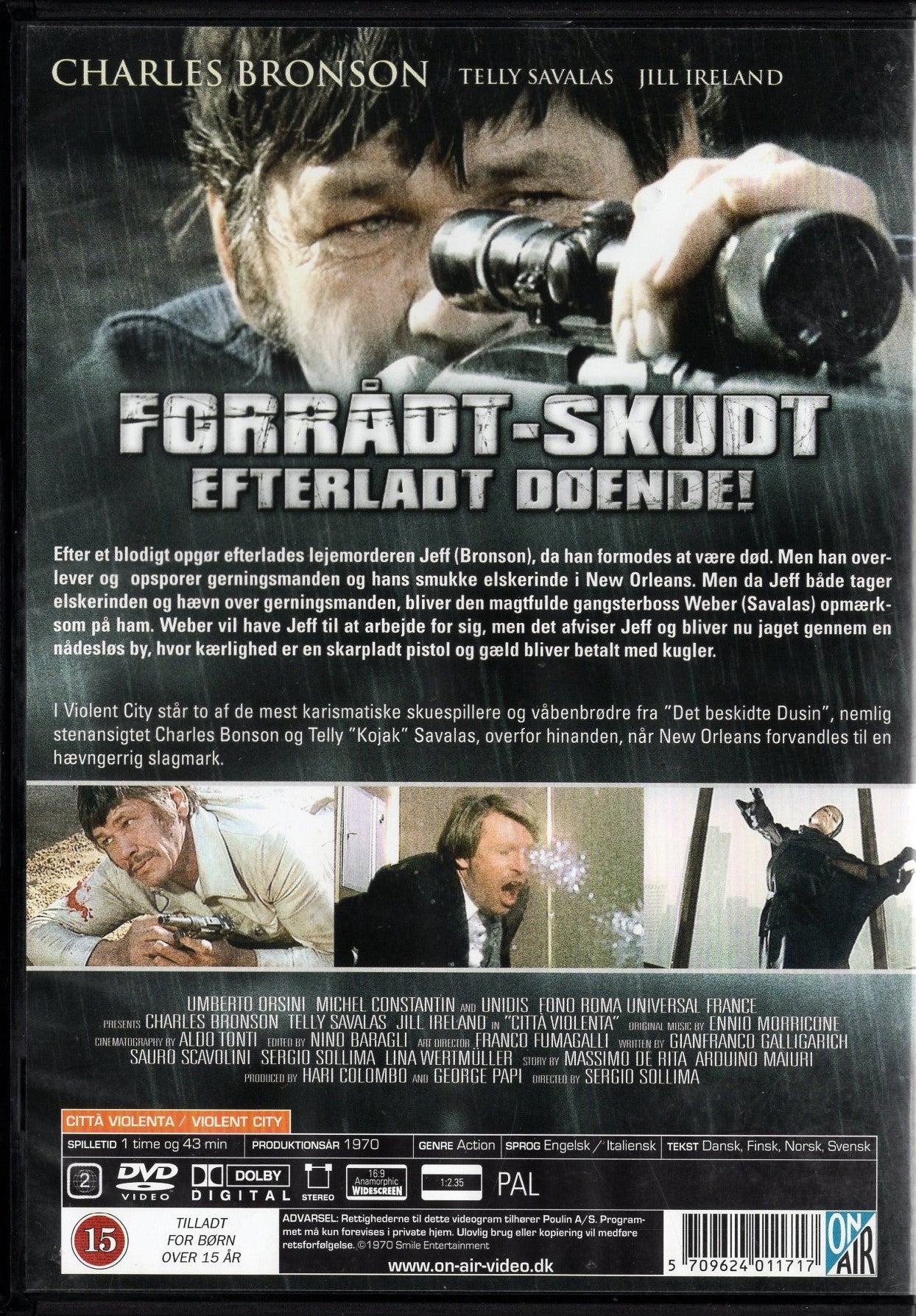 Violent City - Armoton mies (1970) DVD KÄYTETTY