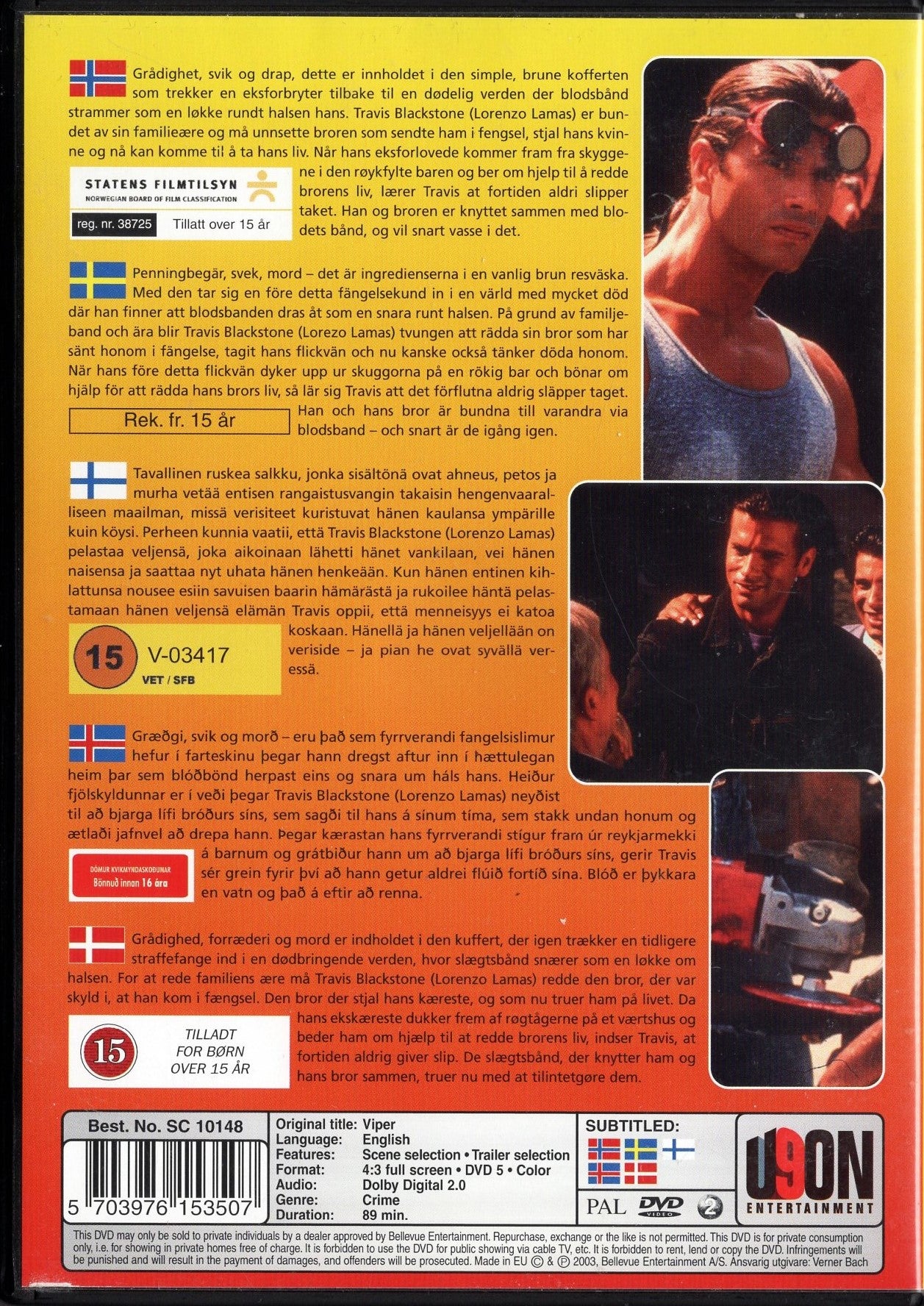 Viper (1994) DVD KÄYTETTY