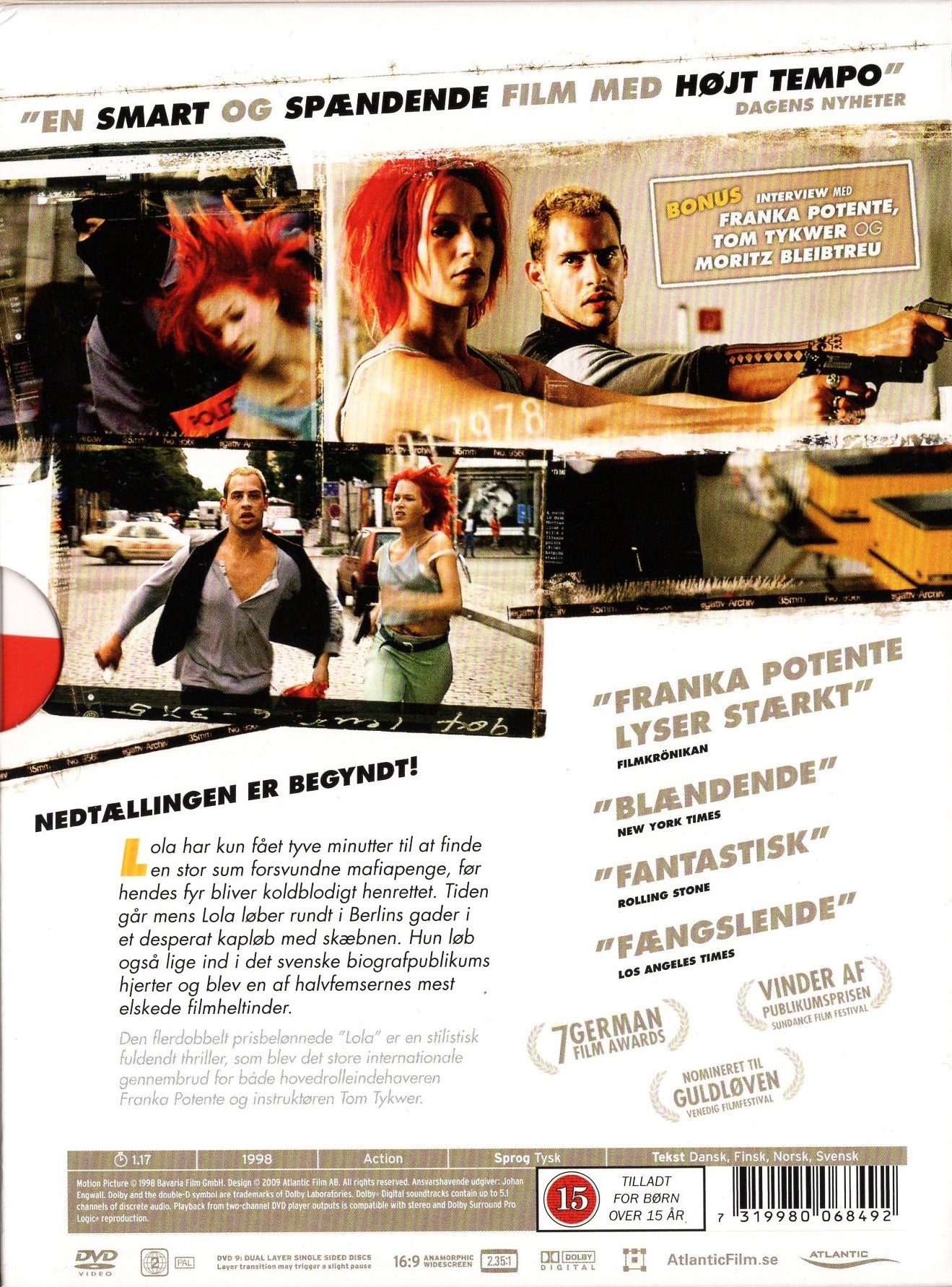 Run Lola Run - Juokse Lola! (1998) DVD KÄYTETTY