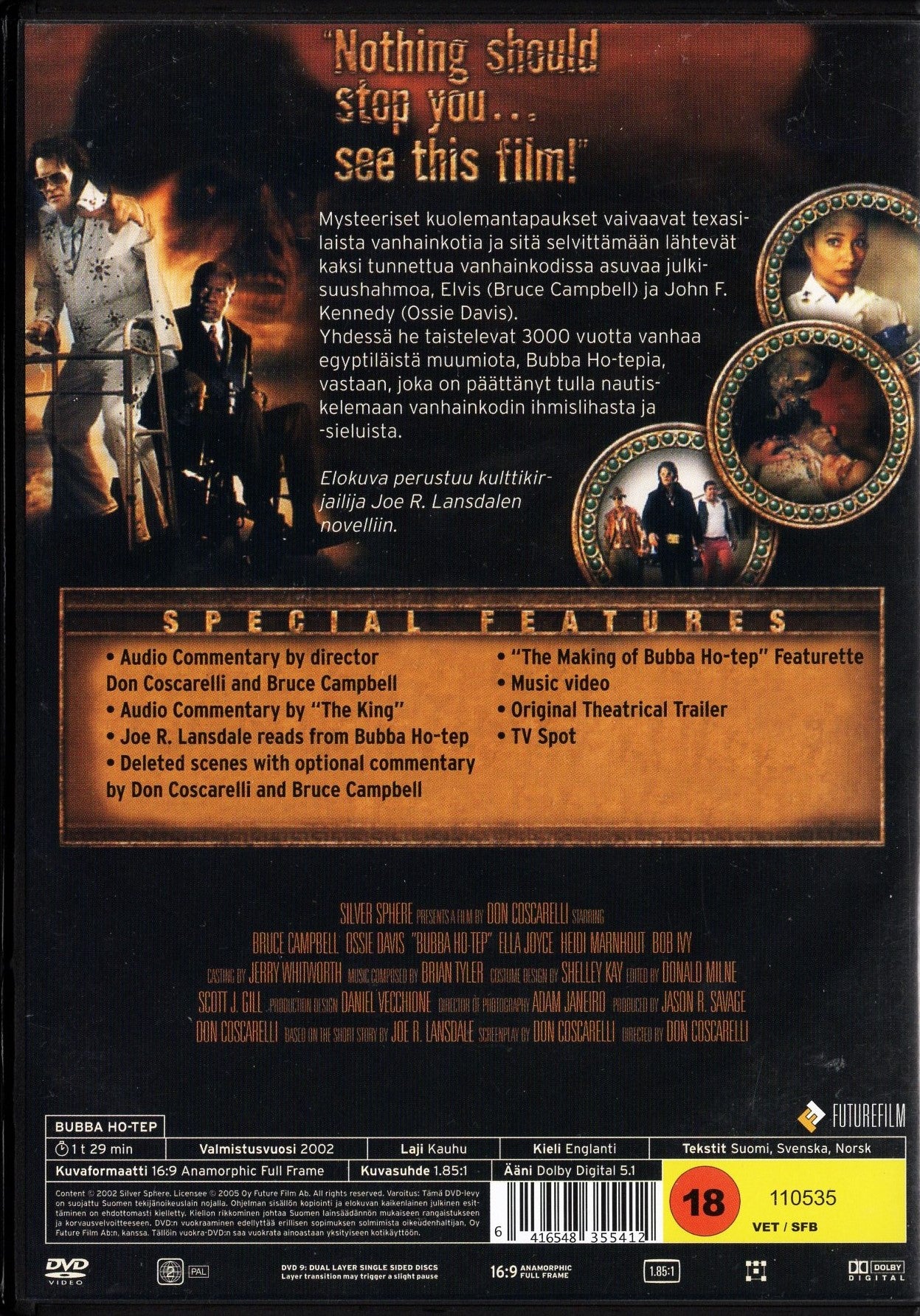 Bubba Ho-Tep (2002) DVD KÄYTETTY