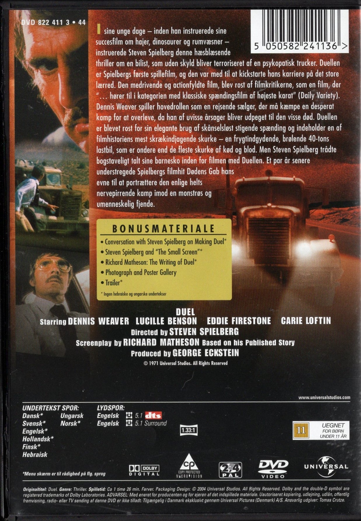 Duel - Kauhun kilometrit (1971) DVD KÄYTETTY