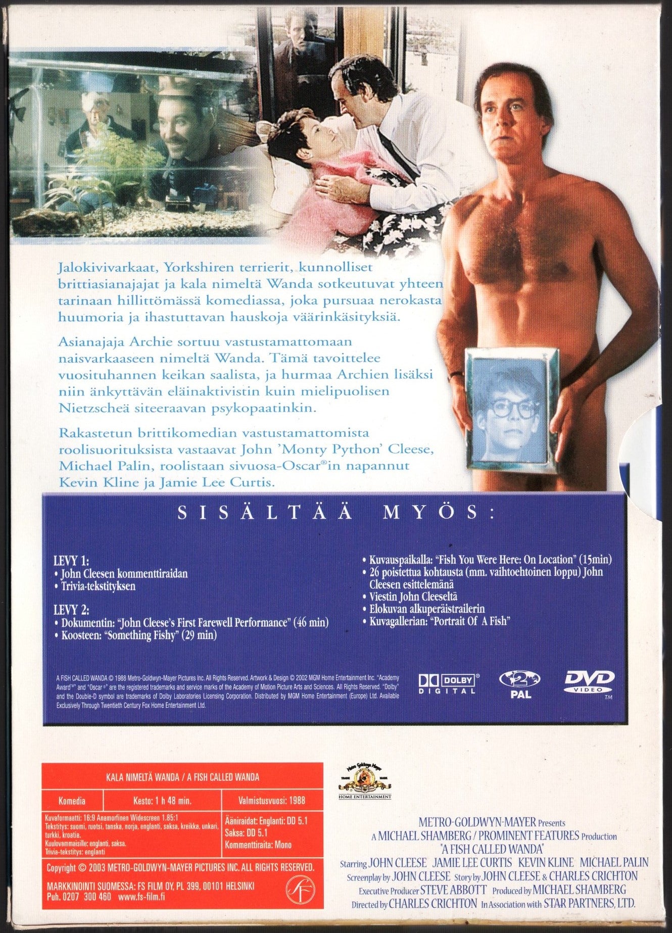 Fish Called Wanda - Kala nimeltä Wanda (1988) DVD KÄYTETTY