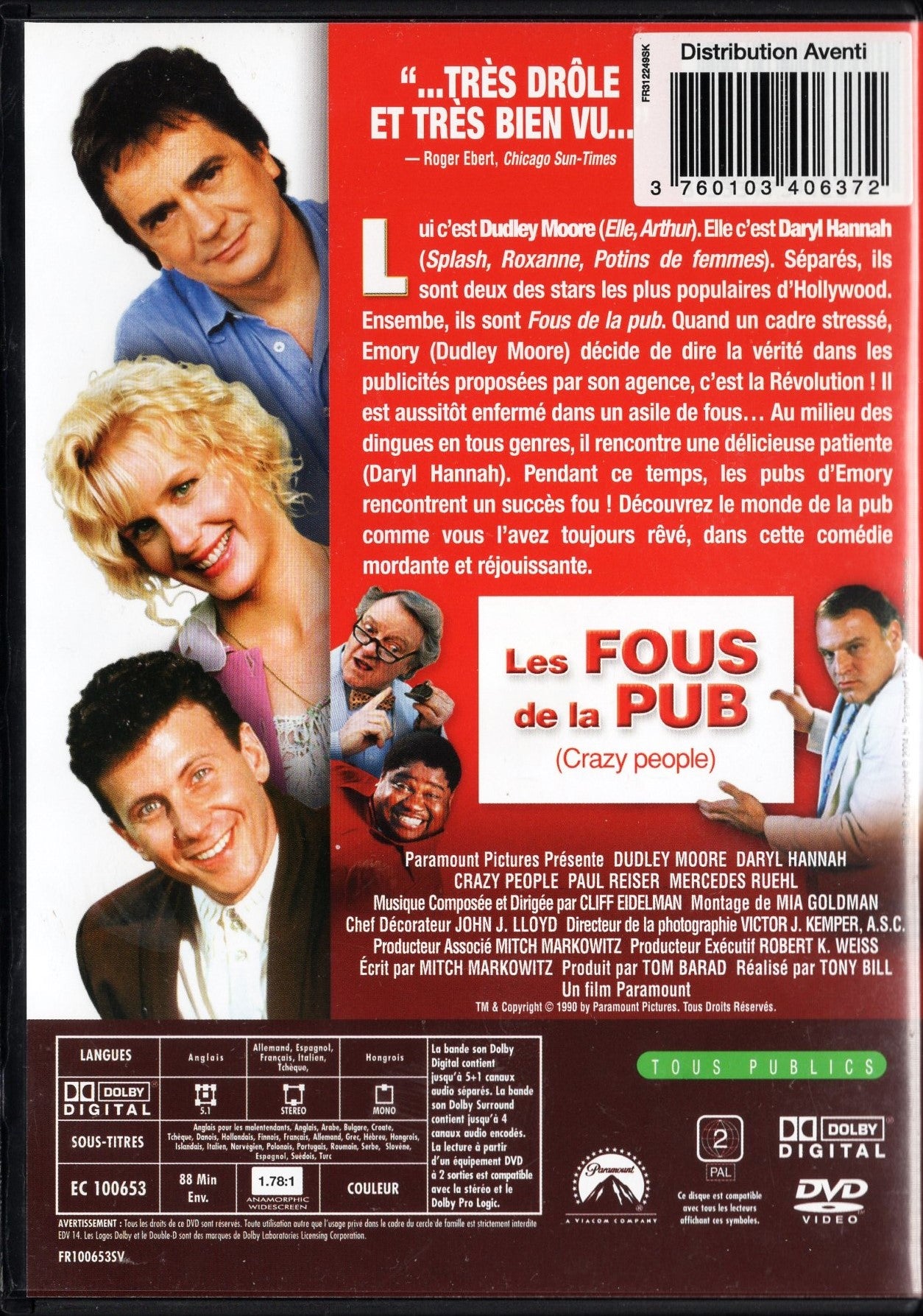 Crazy People - Hulluja ihmisiä (1990) DVD KÄYTETTY