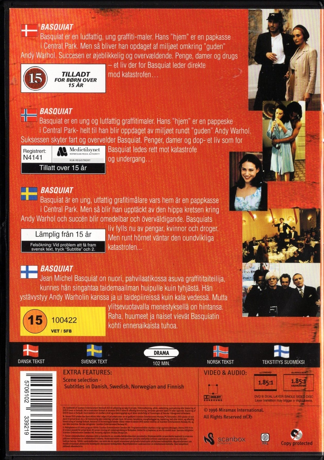 Basquiat (1996) DVD KÄYTETTY