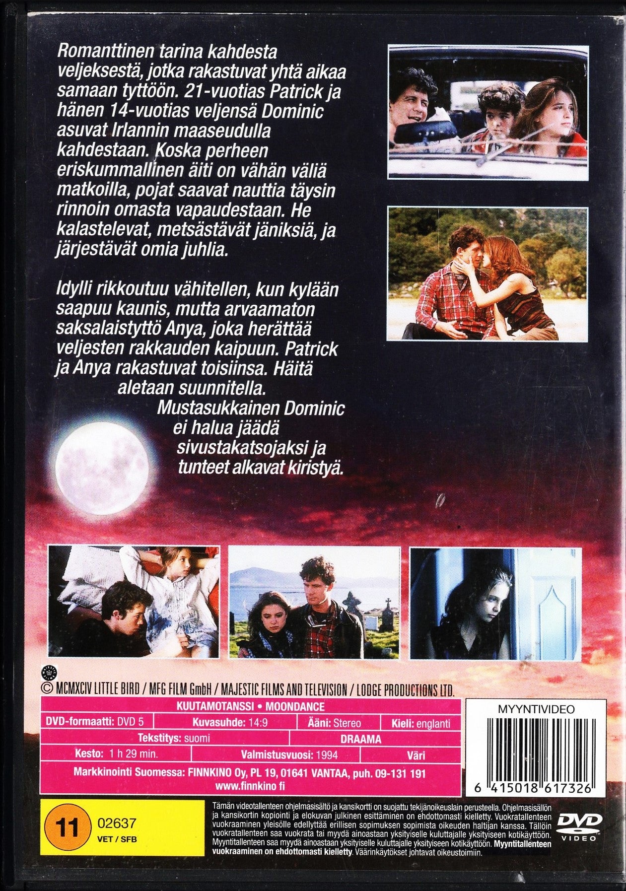 Moondance - Kuutamotanssi (1994) DVD KÄYTETTY