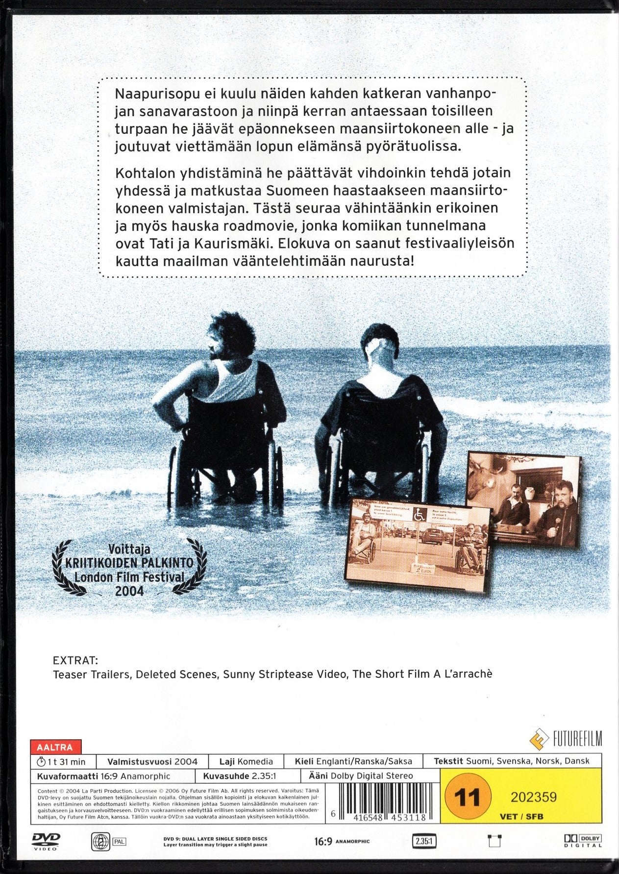 Aaltra - Vihaiset (Jalattomat miehet) (2004) DVD KÄYTETTY