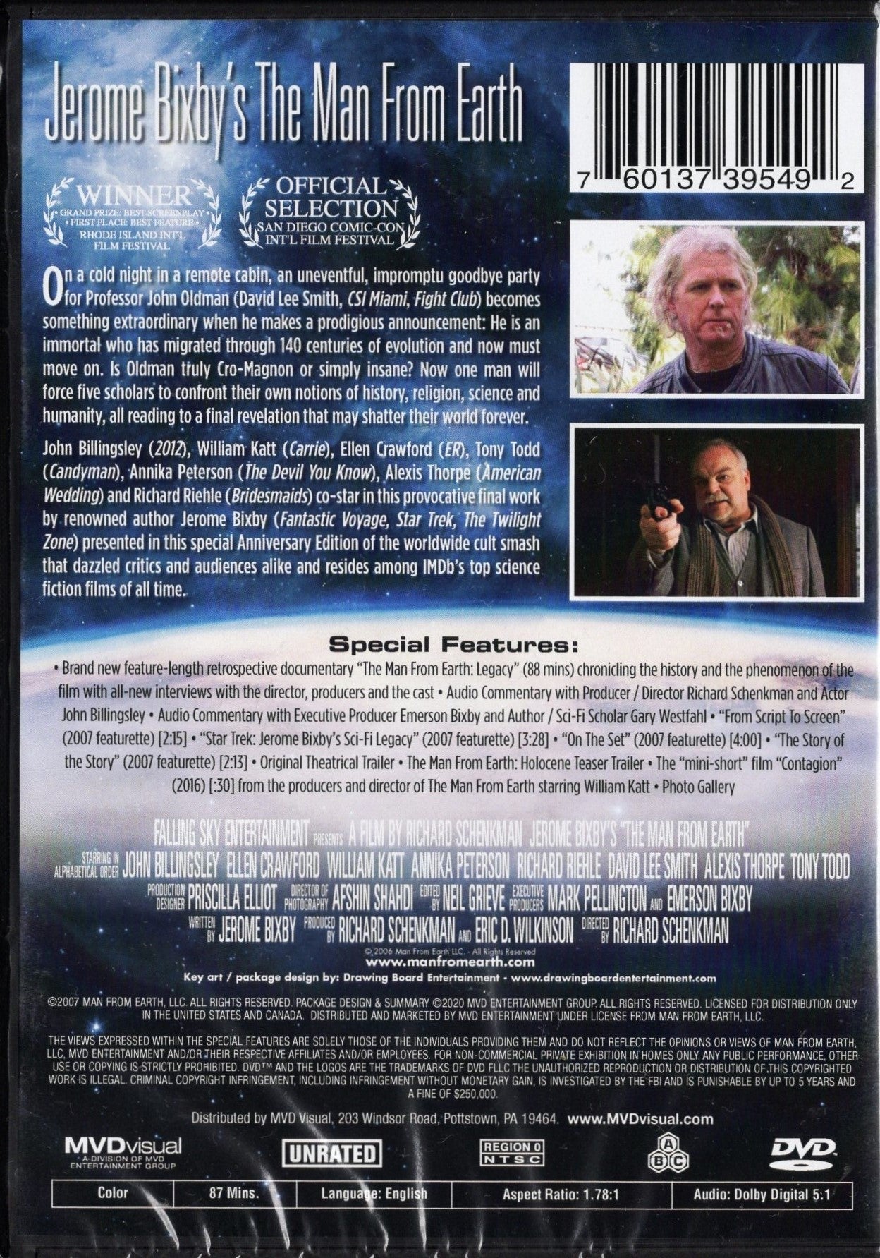 Man from Earth (2007) – Special Edition DVD