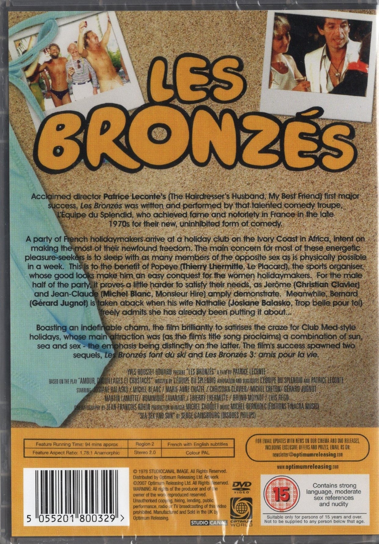 Les Bronzés (1978) DVD
