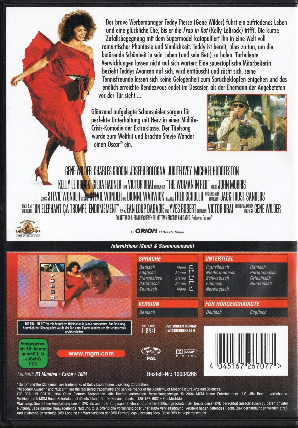 Woman in Red - Unelmien nainen (1984) DVD KÄYTETTY