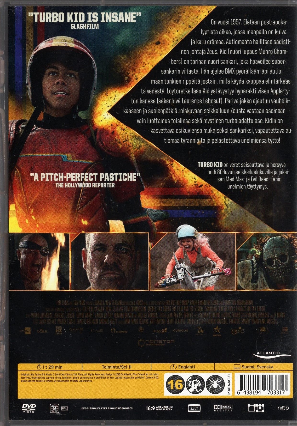 Turbo Kid (2015) DVD KÄYTETTY