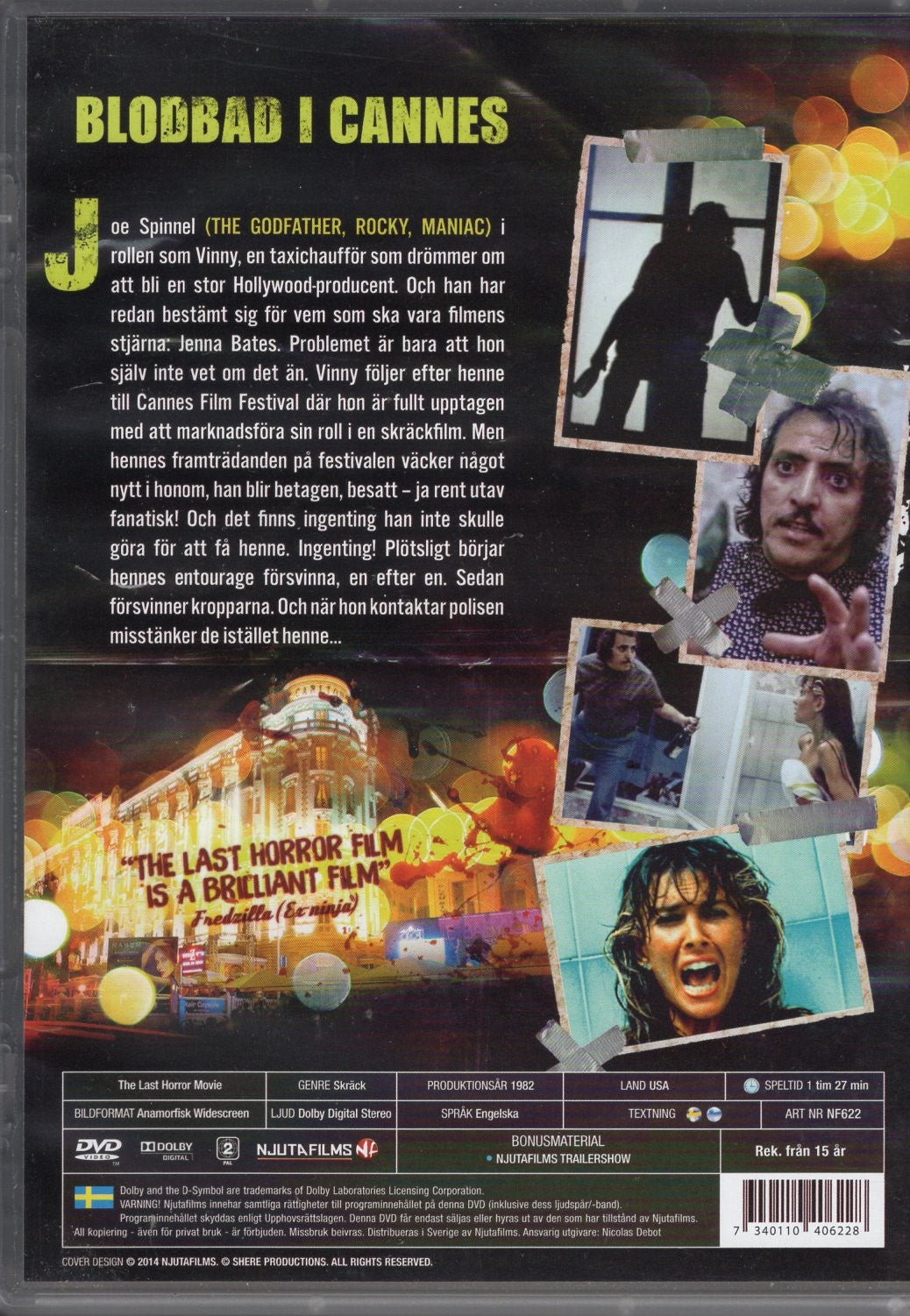 Last Horror Movie (Fanatic, 1982) DVD KÄYTETTY