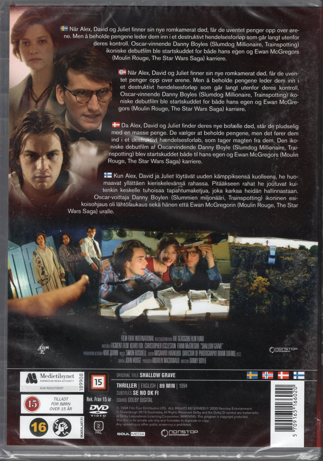 Shallow Grave (1994) DVD