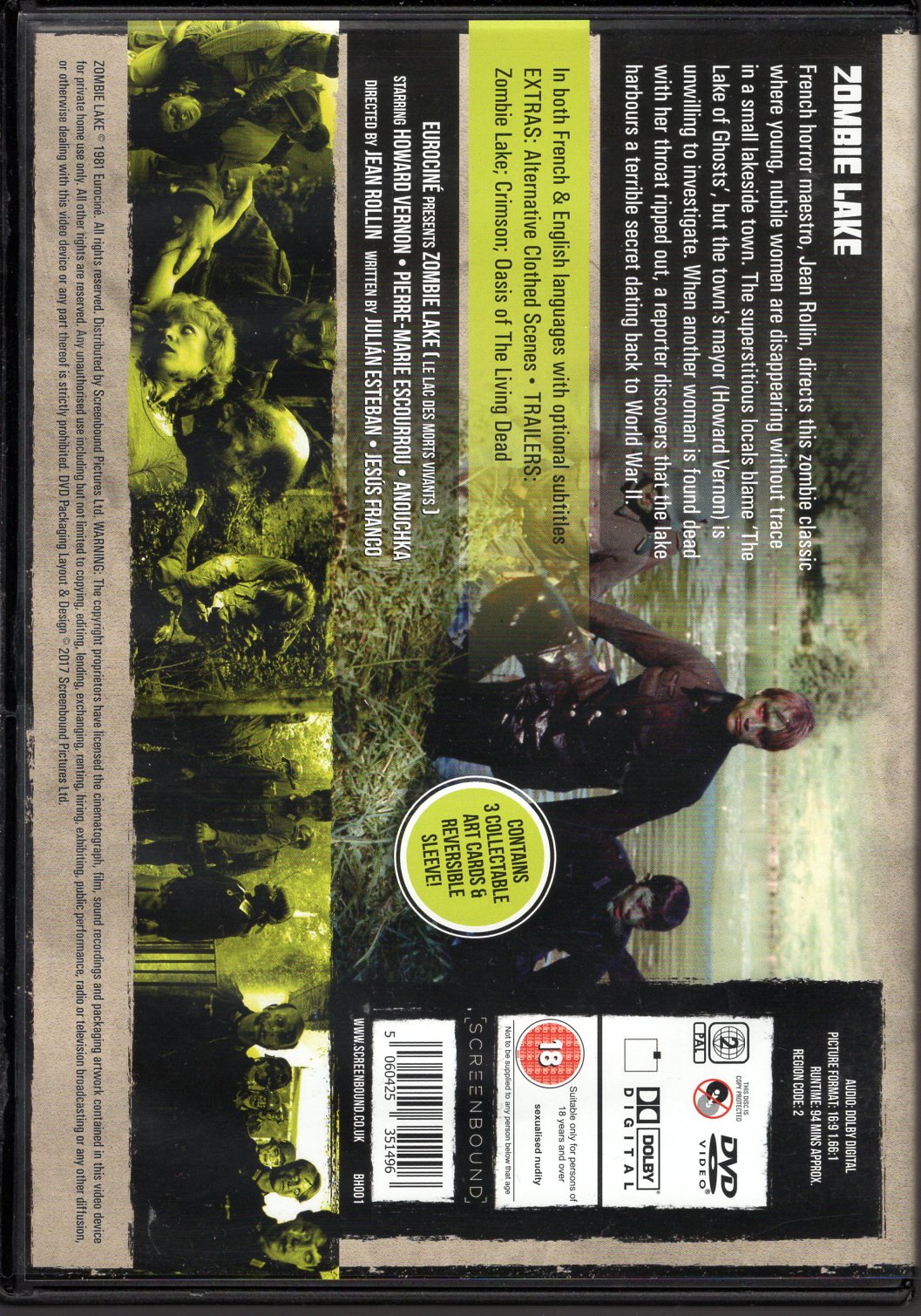 Zombie Lake (1981) DVD KÄYTETTY