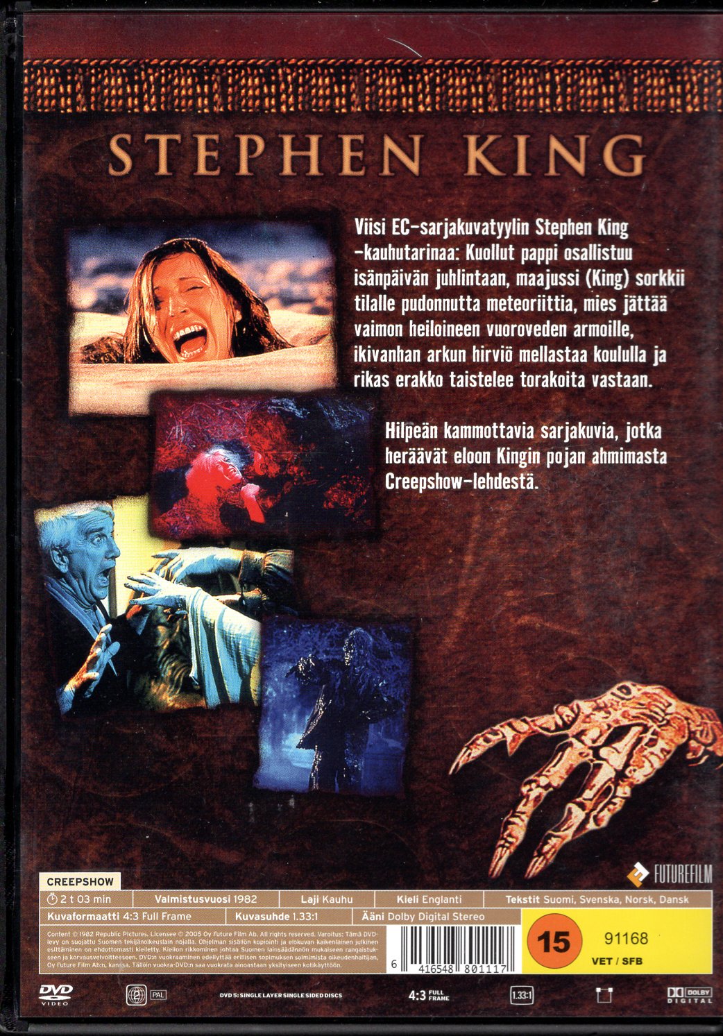 Creepshow (USA 1982) DVD KÄYTETTY