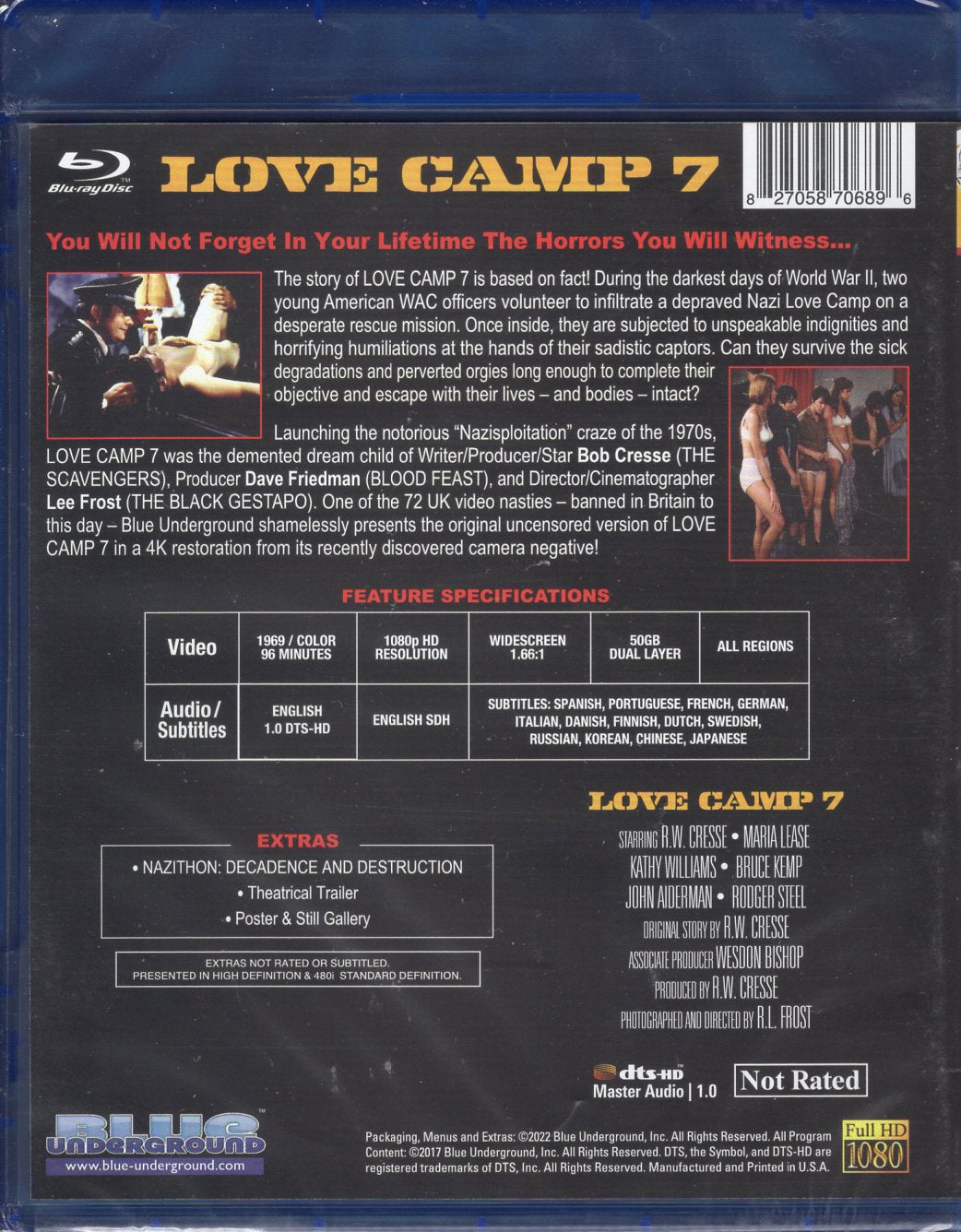 Love Camp 7 (1969) BD