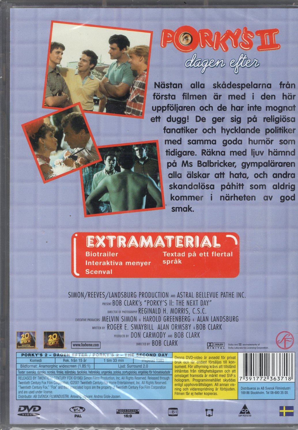 Porky’s II: The Next Day (1983) DVD KÄYTETTY