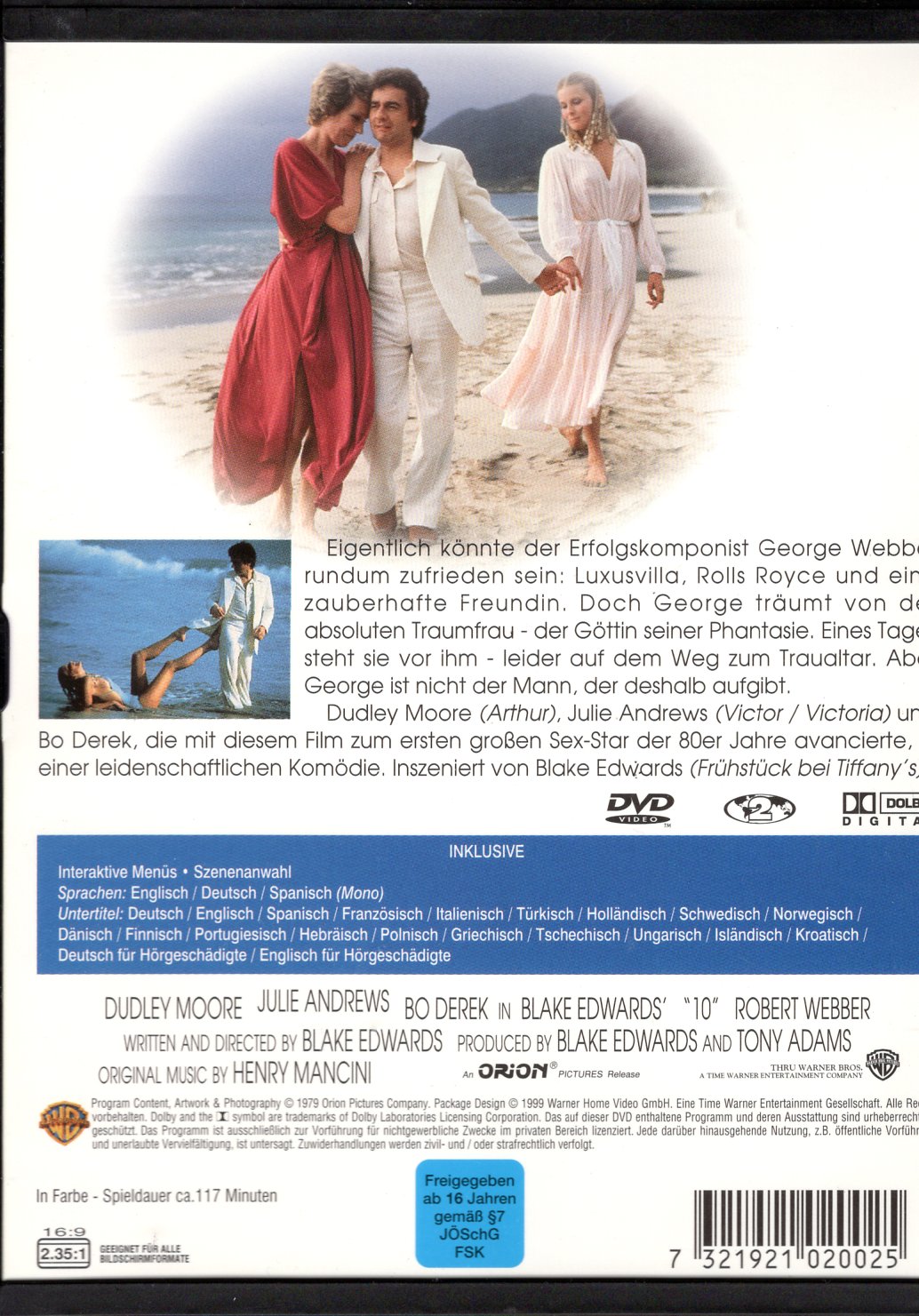 10 – nainen kuin unelma (1979) DVD KÄYTETTY