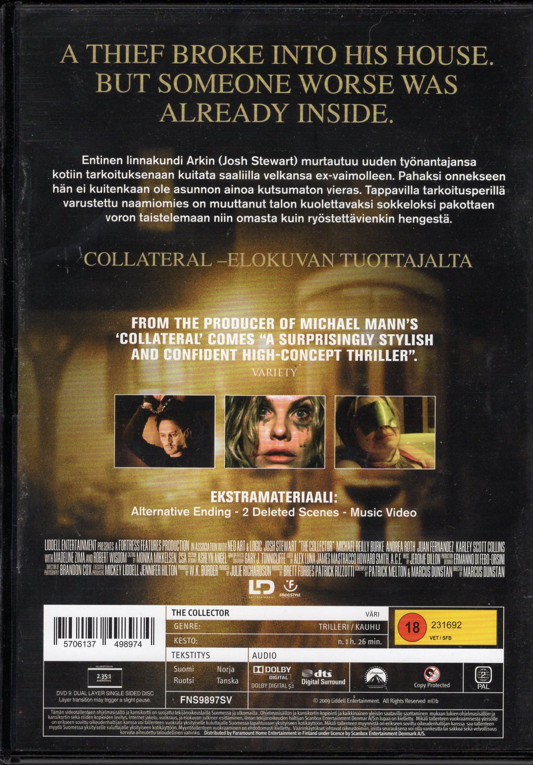 Collector (2009) DVD KÄYTETTY