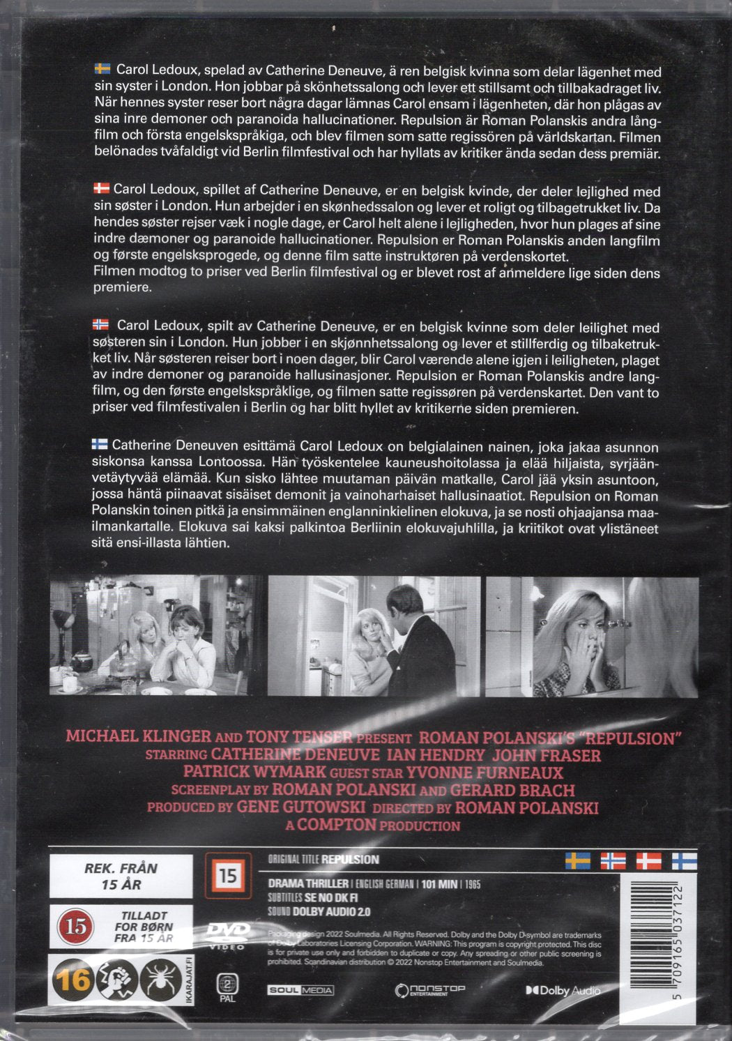 Repulsion - Inho (1965) DVD