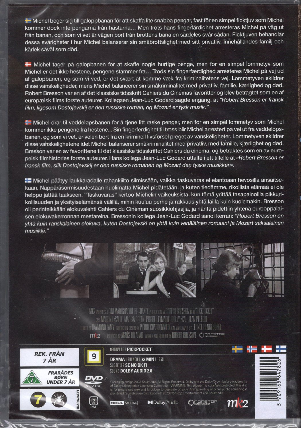 Pickpocket - Taskuvaras (1959) DVD
