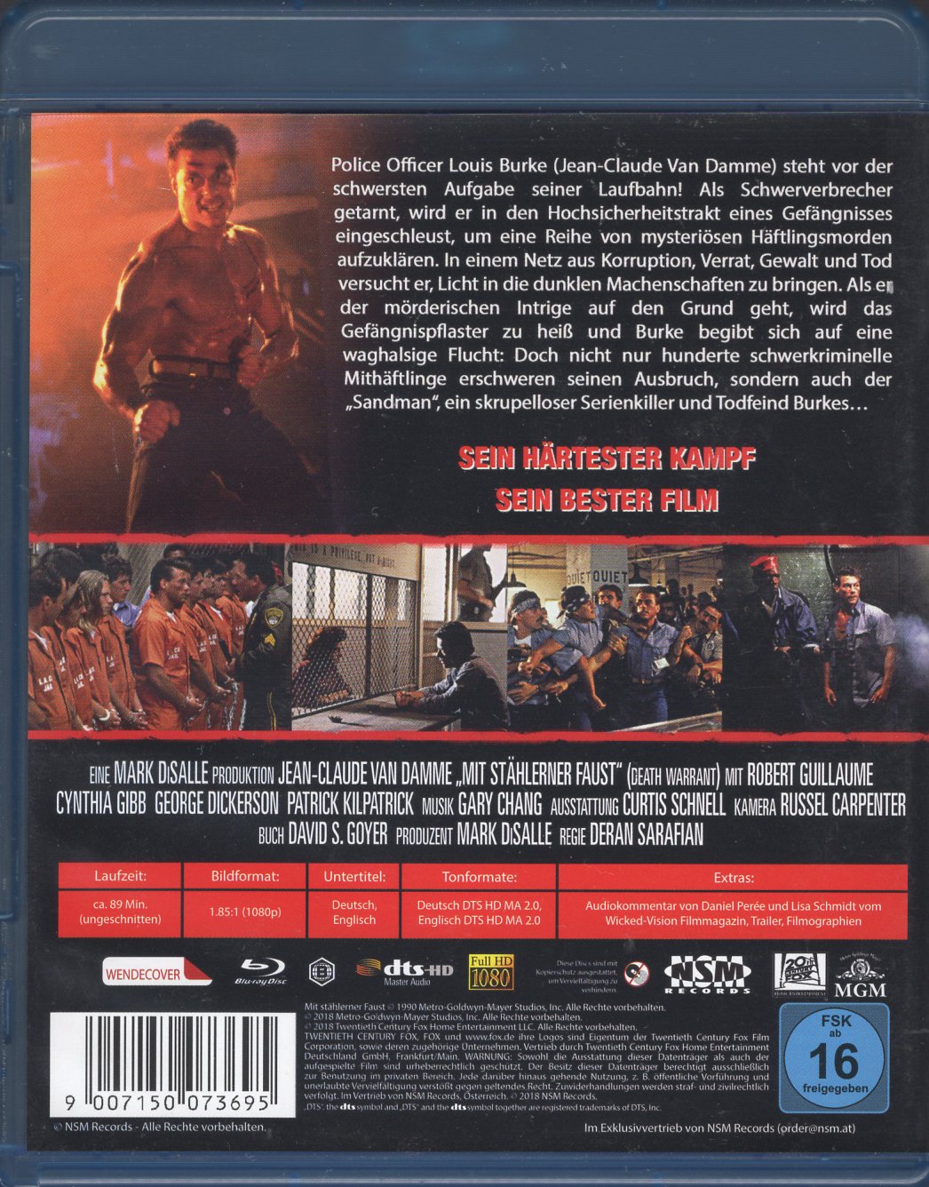 Death Warrant (1990) BD KÄYTETTY
