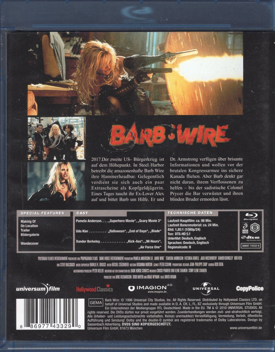 Barb Wire (1996) BD KÄYTETTY