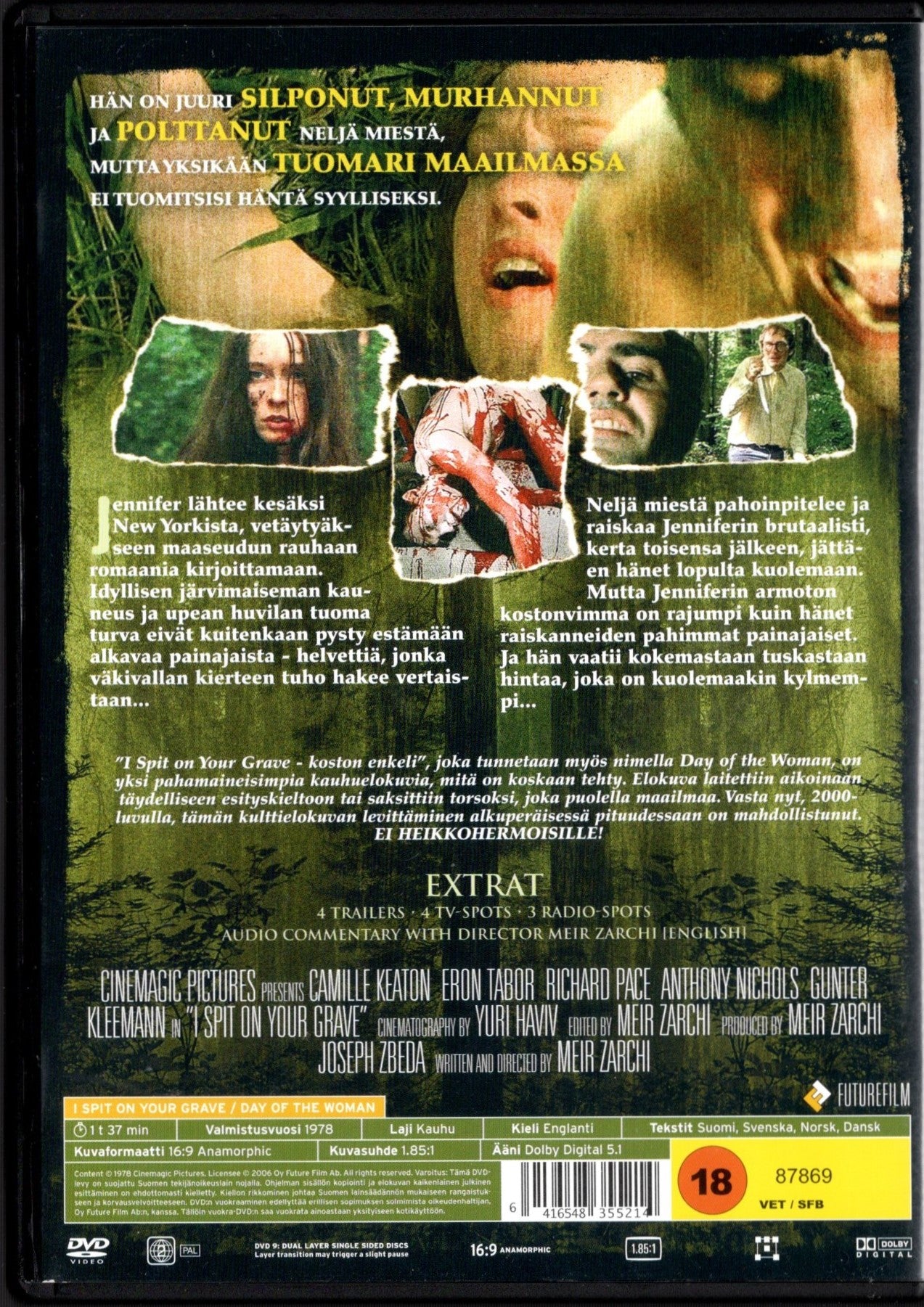 I Spit On Your Grave (USA 1978) DVD KÄYTETTY